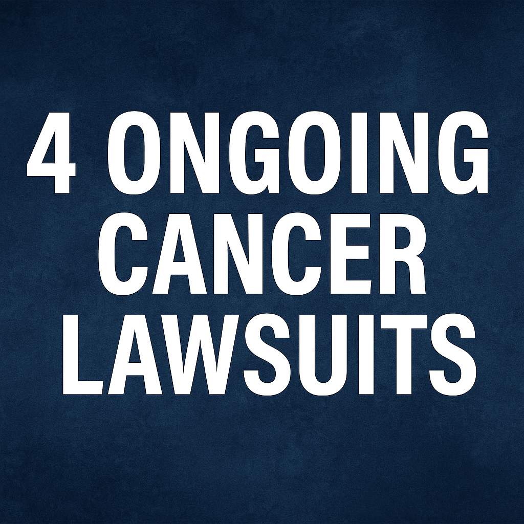 4 Ongoing Cancer Lawsuits