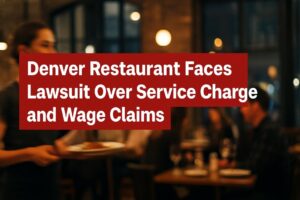 Denver Restaurant Faces Lawsuit Over Service Charge and Wage Claims