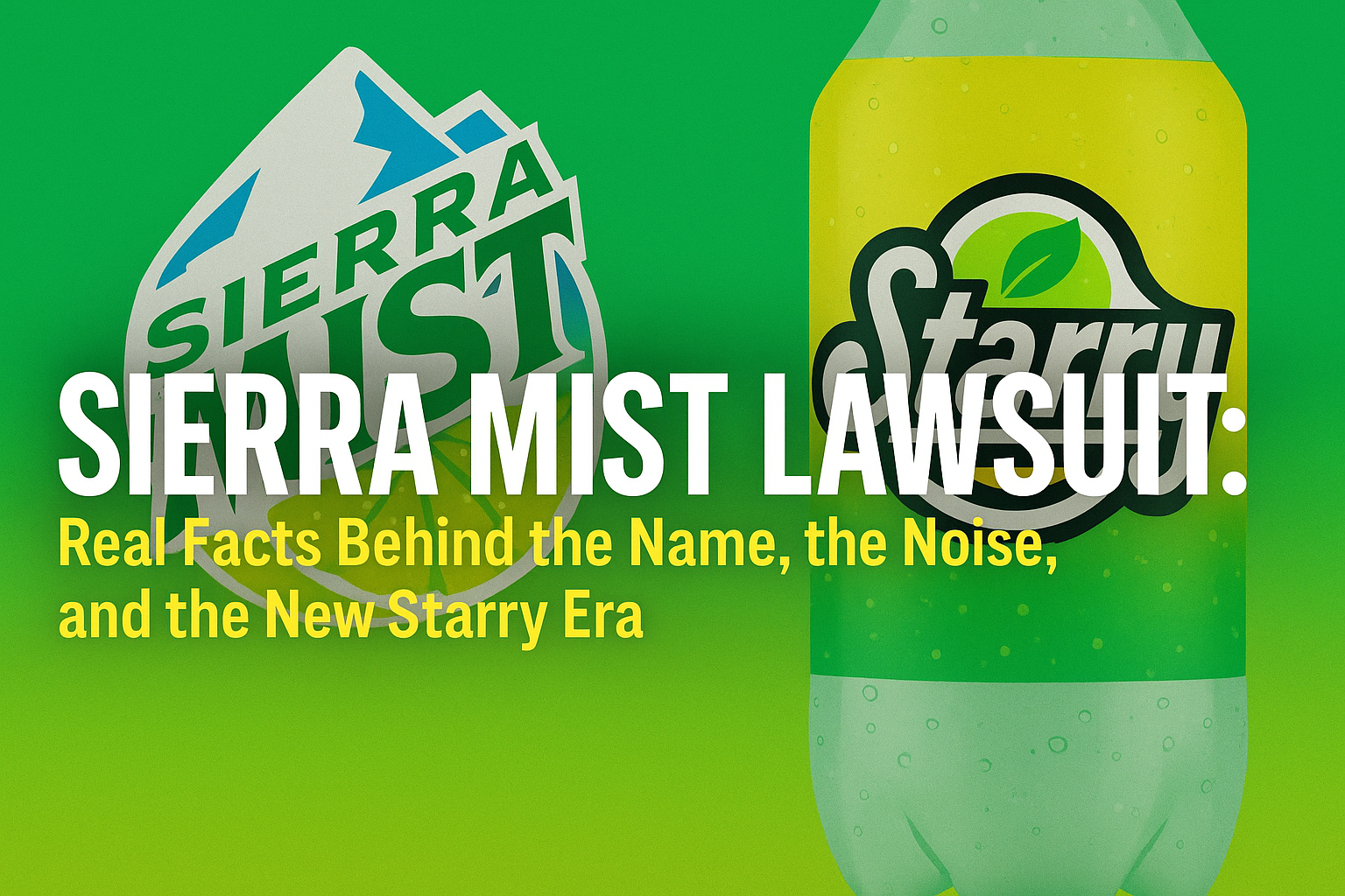 Sierra Mist Lawsuit Real Facts Behind the Name, the Noise, and the New Starry Era